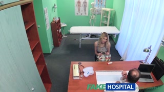 FakeHospital Tight pussy makes doctor cum twice