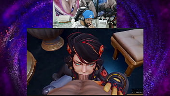 Thicc Fat Fucking Ass Widowmaker Sucking Cock With Black Widow, Peni Parker Sucks Cock, D.VA Anal