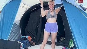 Amateurs And Deutsche Amateure In Amateur Milf Schnuggie Naughty Fuck In Camping Tent During Festival German