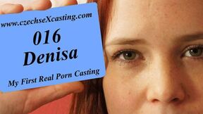 Ginger Denisa first real porn casting