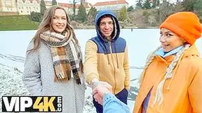 A Sunday Walk Ended Up As Having A Hot Girl With In Our Bed, It Was Her First With Stacy Cruz, Charlie Dean And Falco White