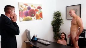 Absolutely stunning! April Dawn titty-fucks her boss as he cums all over her face – XXX Video