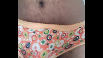 Masturbation wearing old Rezina Panty