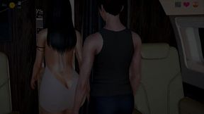 Mythic Manor V0.17 - Horny Babe Gets Wet Outside