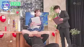 Ikasare! Good Night News Never Lose Your Facial Expression While On Air Tanabata Special Sp Fair-skinned Beautiful New Announcer, Professionalism Blossomed In The Second Year