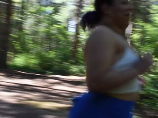 Got lascivious for bull weenie whilst jogging in woods