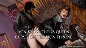 JON SNOW FUCKS QUEEN CERSEI ON THE IRON THRONE (720P FULL HD)