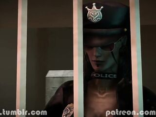 Futas Isabela, Sheva and Juliet -  Bang the police