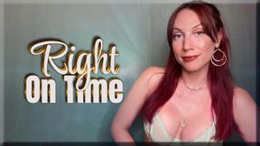 Right On Time - premature ejaculation | mental domination | femdom