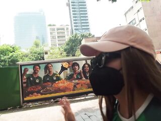 Amateur INFLUENCER with FAN FOR CASH in the BOX vs MEXICO!! Cumming Inside Her Snatch at the World Cup!!