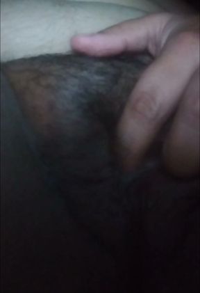 Masturbating alone