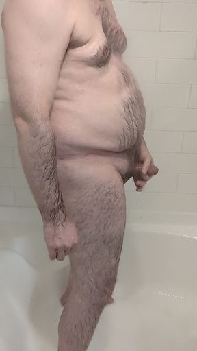 Big, Hairy Dude Jerking off