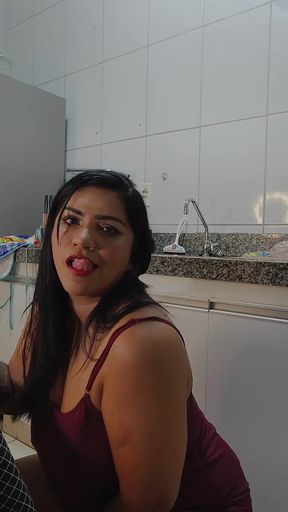 Nicoly in Sexy Pajamas: Lukas Fucks Her and Makes Her Swallow Everything