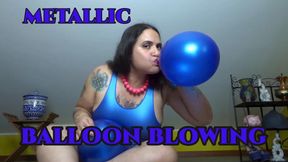 METALLIC BALLOON BLOWING