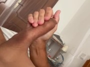 Masterbatiing my big dick in slow motion