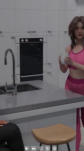 My Dorm 164 - Private Conversation with Stepmom Martha
