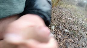 Cheesy Dirty Unwashed Cock Outdoor Walking Part 1