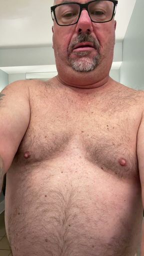 Luvbennude Has Some Fun in a Public Bathroom
