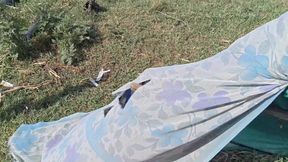 Fucking Sister-in-law While She Is Washing Clothes in the Field