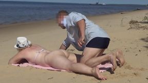 Acquaintance a MILF on Beach-full Video