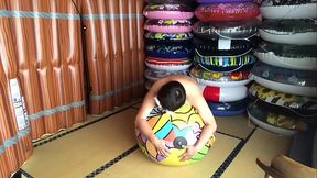 50cmビーチボール膨らまし割り