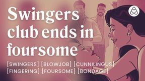 Hot Foursome Partner Swap At The Swingers Club [erotic Audio Stories] [oral Sex]