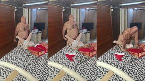 loira boa de cama fica com o coroa so por puro prazer