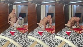 loira boa de cama fica com o coroa so por puro prazer