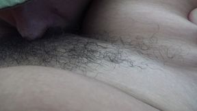 Horny mommy orders stepson to lick her hairy pussy before college