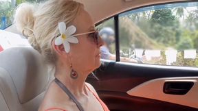 Blonde Mature Wife Enjoys Oral Sex in Between