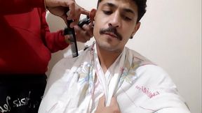 PAGUEI O CABELEIREIRO COM BOQUETE