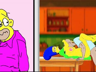 Married Housewife Gets Banged On The Kitchen Table During the time that Her Spouse Stands Quietly Behind The Door And Watches