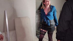nouveau trio interracial avec 2 black libertins dans les travaux de mon futur ...