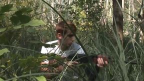 Bad boyz are naughty in the forest