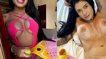 Brazilian beach tennis player fucks his MILF lover in intense POV
