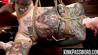 Kinky Bondage Domination - Petite Redhead Slut Submissive Fucked Hard By Dominatrix