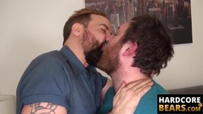 HardcoreBears.com - Hairy butt buddies Colt Cox and Sam Black smash intensely in bed