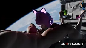 Catgirl Io is an eager and eager-to-please little kitty with a gripping, round rear.