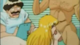 Anime strapon fuck threesome