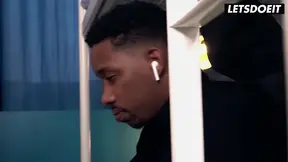 Blonde Backpacker Lya Masturbates with Vibrator and Gets Caught by BBC - HORNY HOSTEL