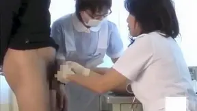 Japanese Nurse Uses Latex Gloves To Tease And Pleasure Patients