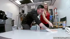 Abbey Brooks In The Backroom Was Exciting