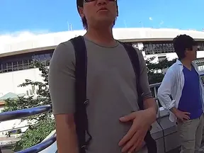 Japanese Girl Gives Handjob in Car Back Seat Before Sexy Ride Ends