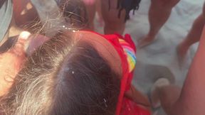 114 Loads: Compilation of Massive Gangbangs on the Beach