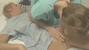 Nurse Twink Sucks His Patient Off And Gets Fucked Hard