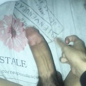 Cumming on my bed reupload