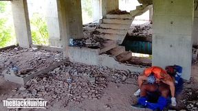 Tranzando with My Co-worker on the Construction Site