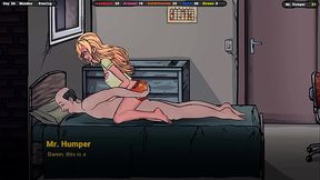 The lustful landlord adores her innocent body. Hentai Game