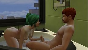 The Sims 4 - Tub Blowjob