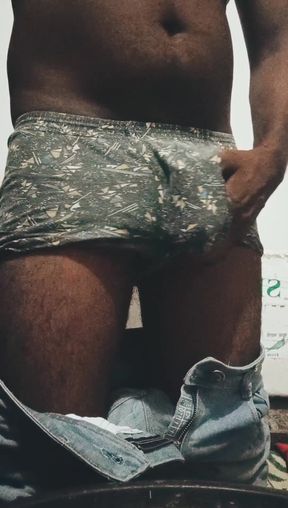 Massive Black Cock Man Desi Handjob Cumshot Indian Black Boy and Black Lund